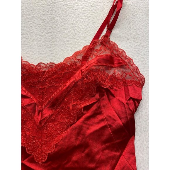Vintage Red Vanity Fair Lace Trim Camisole #5730 - Picture 3 of 6